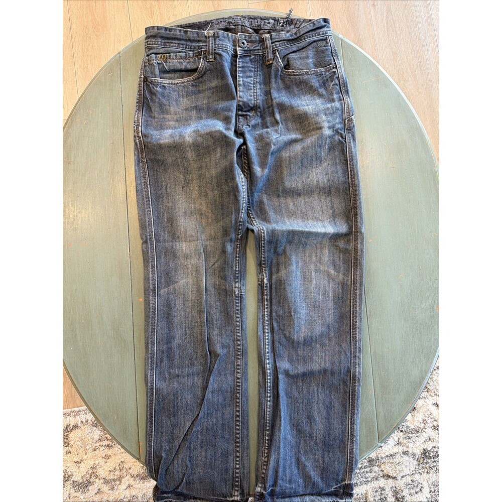 Fox Racing Jeans Dark‎ Wash Skull Patch Straight Fit Style 43324 Size 32